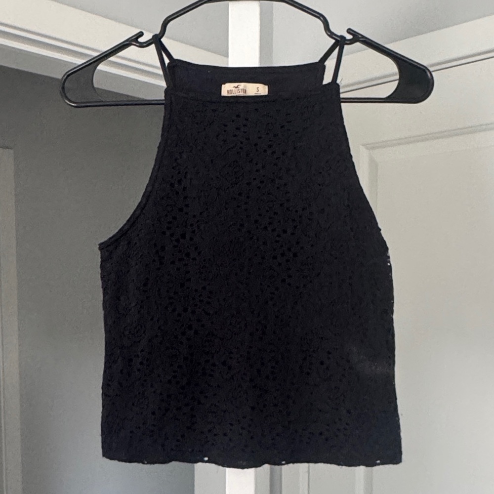 Hollister Black Lace Tank Top